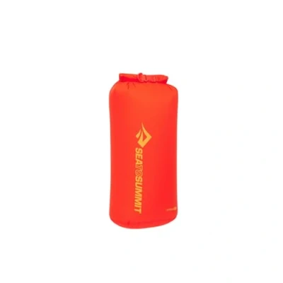 Image of Sea to Summit Lightweight Dry Bag L 13L Waterproof Storage Roll Top Closure Recycled Fabric Base Lash Point &amp; D Ring For Backpacking Kayaking 22 x 20 45.9cm Spicy Orange 81g