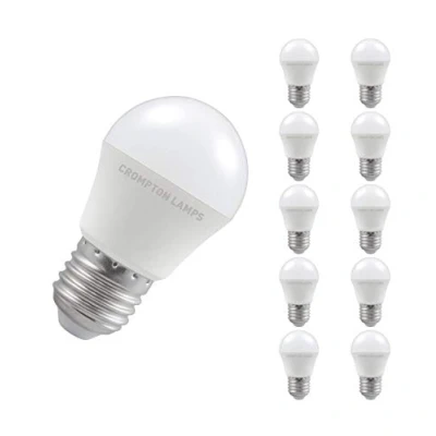 Image of Crompton LED Round Thermal Plastic 5.5W 2700K ES E27