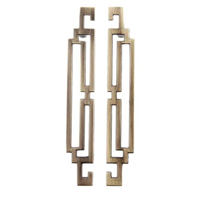 Image of Mgoodoo Vintage Retro Style Handle Kitchen Cabinet Door Handles Drawer Knobs Furniture Hardware (10Pcs, 128mm Antique Bronze)