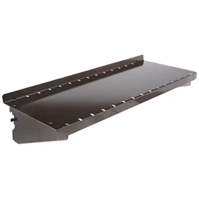 Image of Wall Control ASM SH 1606 B Deep Pegboard Shelf Assembly Only, 6&quot;, Black
