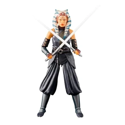Image of Star Wars Hasbro The Black Series Ahsoka Tano Toy 6 Inch Scale Mandalorian Action Figure, Toys for Ages 4 and Up Multicolor One Size F4349