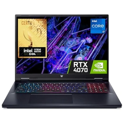 Image of Acer Predator Helios Neo 18 PHN18 71 Gaming Laptop Intel Core i7 14700HX, 16GB, 1TB SSD, NVIDIA GeForce RTX 4070 8G, 18&quot; WQXGA IPS 165Hz DCI P3 100%, Windows 11, Black