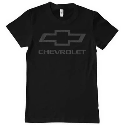 Image of Chevrolet Officially Licensed Logo Mens T Shirt (Black), X Large