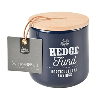 Image of Burgon &amp; Ball Hedge Fund Money Box Atlantic Blue