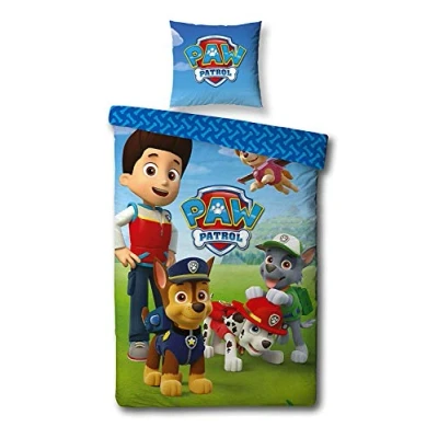 Image of Paw Patrol AYMAX SPRL Children&#039;s Bedding Set 140 x 200 cm + Pillowcase