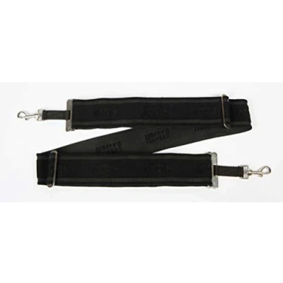 Image of Harry&#039;s Horse lunging band elastic, black for training the back of hand when riding or lunging.