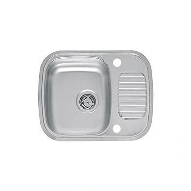 Image of Reginox Regidrain Inset Single Bowl Stainless Steel Sink Rectangular Basket Strainer Waste RGNXSNK026