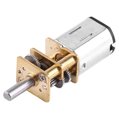 Image of DC 6V Gear Motor High Torque 1:1000 Reduction Gearbox 10/15/20 RPM for Toy Car Intelligent Robot Model Airplane Engine Toys (6V 15RPM)
