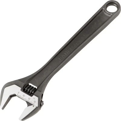 Image of Bahco 8072 Black Adjustable Wrench, 250mm Length