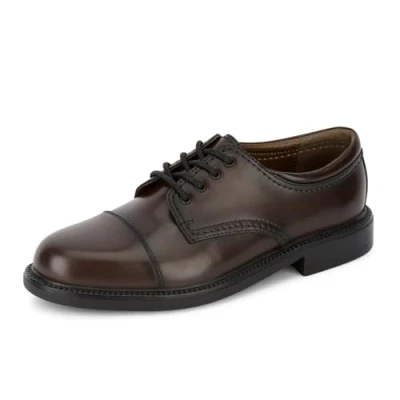 Image of Dockers Men’s Gordon Leather Oxford Dress Shoe, Cordovan, 12 Wide