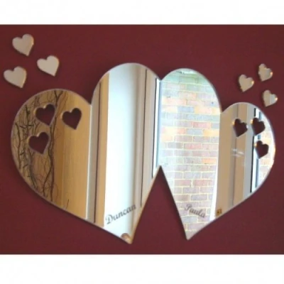 Image of Super Cool Creations Hearts out of Love Mirror 45cm x 25cm