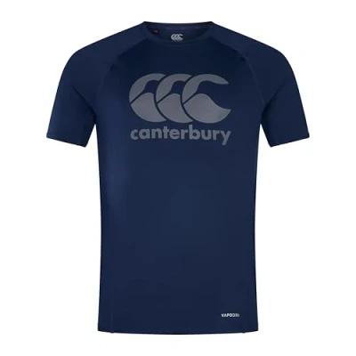Image of Canterbury Men&#039;s Large Logo Superlight T Shirt, Navy XL