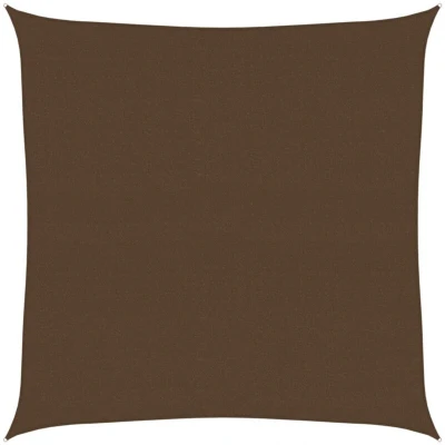 Image of vidaXL Sunshade Sail 160 g/m² Brown 7x7 m HDPE