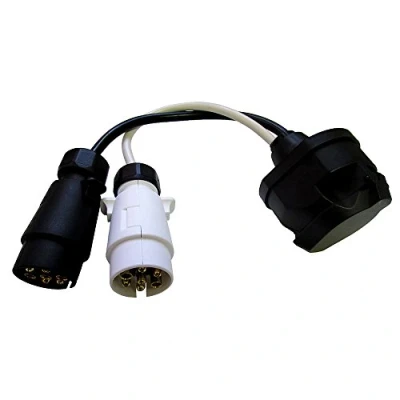 Image of 7 Pin Caravan Adaptor Connects System Car to 13