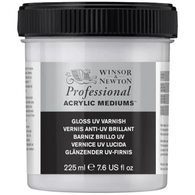 Image of WN Acrylic Gloss Varnish(+UV), ACFAGV237,225 ml (Pack of 1)