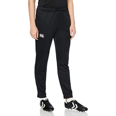 Image of Canterbury Women&#039;s Vapodri Poly Knit Joggers, Tracksuit Bottoms, Black, 8
