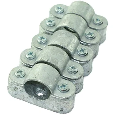 Image of Niglon 20mm Distance Saddle Galvanised for Conduit Steel Tube, Fittings &amp; Accessories 1,5,10,15,20,50,100 (50)