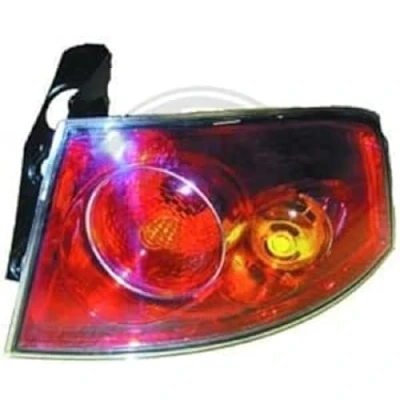 Image of 6L6945112, 6L6945112B Rear light DIEDERICHS 7425090 Right Outer section P21W, P21/5W red SEAT: Ibiza 3