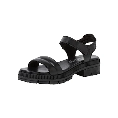 Image of Marco Tozzi Women&#039;s 2 88500 20 Sandals, Black Nappa, 6.5 UK