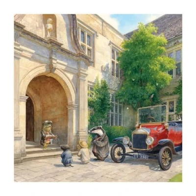 Image of Wind in the Willows No More Cars, Mr Toad Blank Greeting Card with Envelope