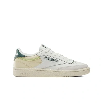 Image of Reebok Classic CLUB C 85 Trainers, Women&#039;s, Size: 8.5, Chalk vintagechalk escapegreen Leather
