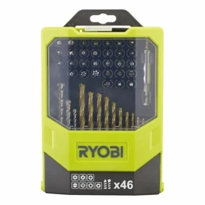 Image of Ryobi RAK46MIX Mixed Drilling and Driving Bit Set, 46 Piece