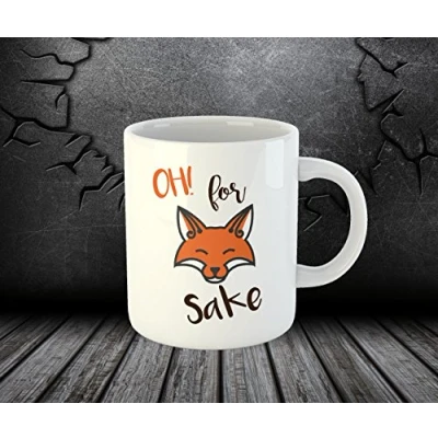 Image of Oh for Fox Sake Funny Joke Tea Coffee Ceramic Gift Mugs (Mug Only)