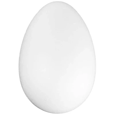 Image of Ideen mit Herz Polystyrene egg, 2 pieces, large and separable (16 cm high, diameter 11 cm, 1 piece)