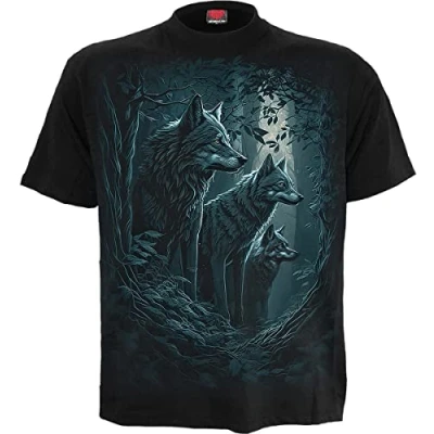Image of Spiral Forest Guardians T Shirt Black S