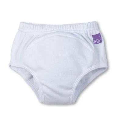 Image of Bambino Mio, Reusable Potty Training Pants for Boys and Girls, White, 2 3 Years