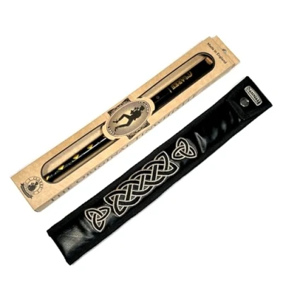 Image of Clarke Original Black C Whistle &amp; Dannan Vegan Leather Pouch