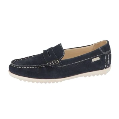 Image of TOM TAILOR Women&#039;s 5358001 Loafer Flat, navy, 4.5 UK