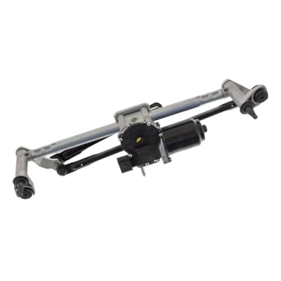Image of 5JB955023, 5JB955023A, 5JB955023B Wiper Linkage FEBI BILSTEIN 48699 for left hand drive vehicles Front with electric motor