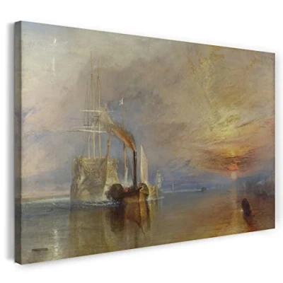 Image of Canvas Print (100x70cm): William Turner The Fighting Temeraire