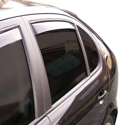Image of ClimAir Car Comfort Window Visors Master Dark (rear) compatible with Hyundai Ioniq 5 (NE) 2020