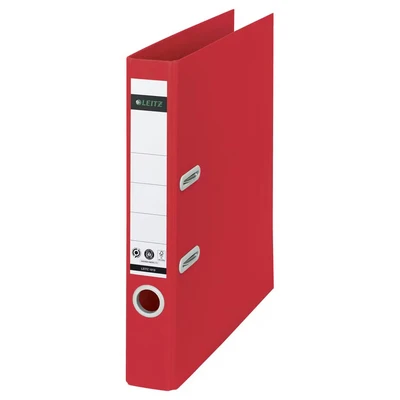Image of Recycle Colours Lever Arch File A4 50mm Red (Pack of 10) 10190025