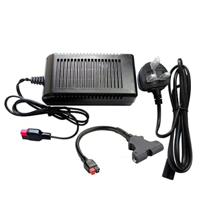 Image of Golf Trolley Battery Charger LC 2213 with T Bar Connector for Powakaddy Hill Billy Terrain