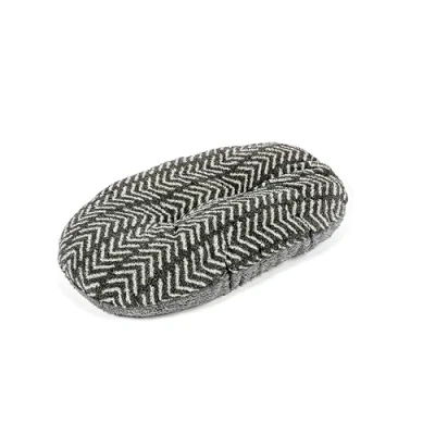 Image of Danish Design Charcoal Arrows Sherpa Fleece Quilted Mattress Grey Dog Bed for Adult/Senior/Puppy Beds 27in