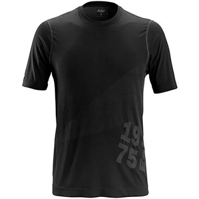 Image of Snickers FlexiWork 37.5® Tech Short Sleeve T Shirt Black L