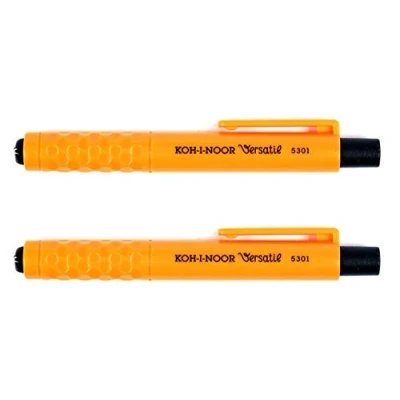 Image of KOH I NOOR Mephisto 5301 Set of 2, Plastic Mechanical Pencil Lead 5.6 mm 2 x orange