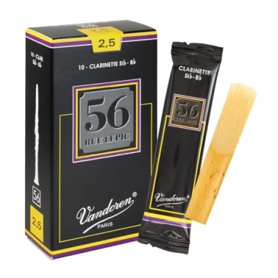 Image of Vandoren Rue Lepic Bb Clarinet Reeds Box of 10 Strength 2.5
