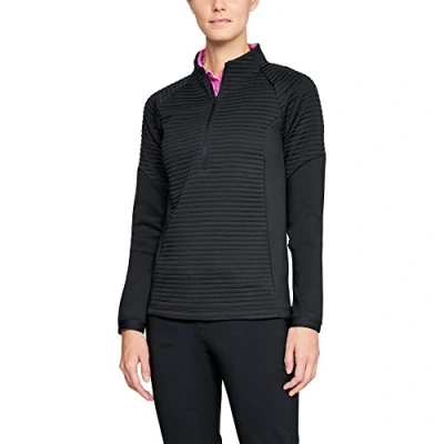 Image of Under Armour Storm Daytona Half Zip Golf Jacket Black Womens Textile Size Small