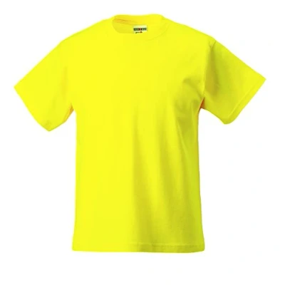 Image of Jerzees Kids T shirt 7 8 Years Yellow