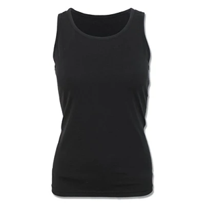 Image of Spiral Razor Back Top Black S