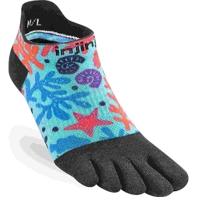 Image of Injinji WOMEN&#039;S SPECTRUM RUN LIGHTWEIGHT NO SHOW PARADISE M/L, multicoloured, Medium/Large