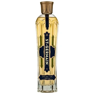 Image of St Germain French Artisanal Elderflower Liqueur, Made with Fresh Handpicked Elderflowers, No Artificial Flavours, 20% ABV, 50cl / 500ml