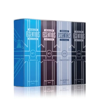 Image of Milton Lloyd Essentials Quad Pack Fragrance for Men 4 x 50ml Eau de Parfum