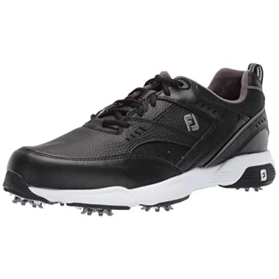 Image of FootJoy Men&#039;s Fj Golf Sneaker Shoes, Black, 9 UK