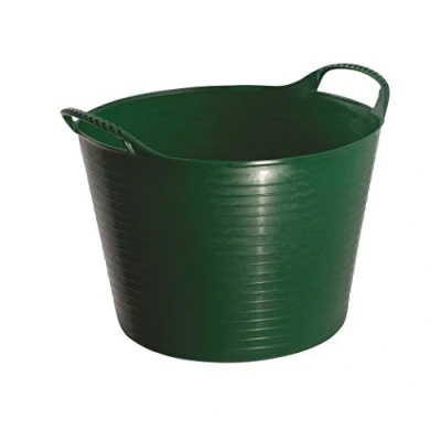 Image of Tubtrugs 14L Small Flexible 2 Handled Recycled Tub, Green
