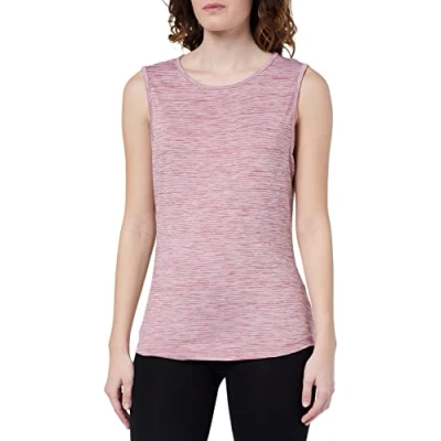Image of Energetics Goraline T Shirt Melange/Red Wine 34